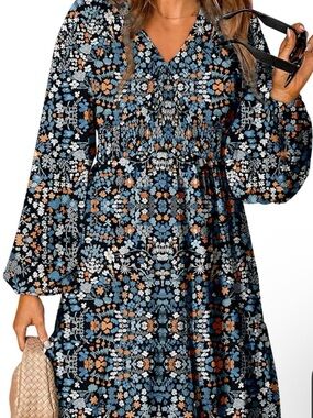 Boho Floral Dress